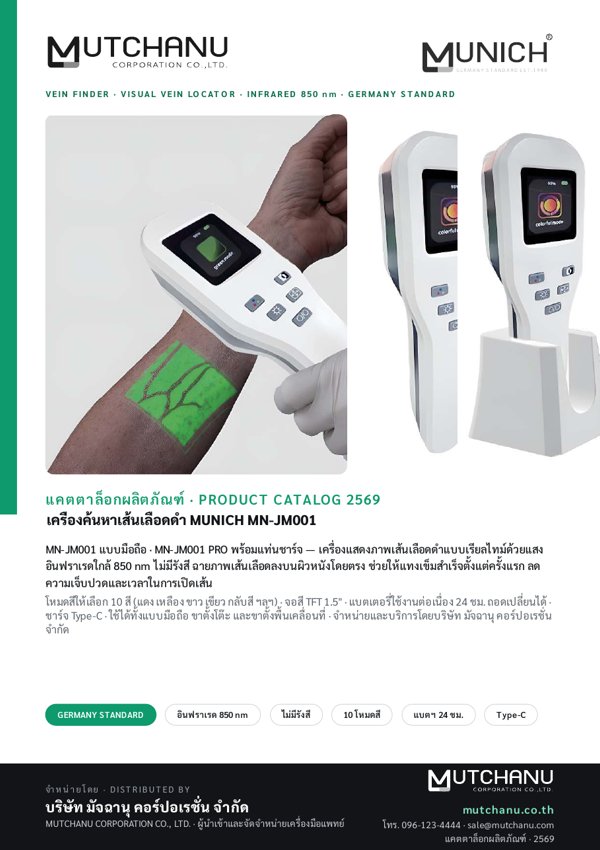 ปกแคตตาล็อก MN-JM001 / MN-JM001 PRO