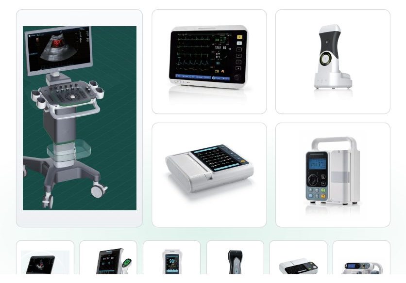 เครื่องมือแพทย์ไฟฟ้า MUNICH: อัลตราซาวด์ เครื่องติดตามสัญญาณชีพ ECG และ Infusion Pump