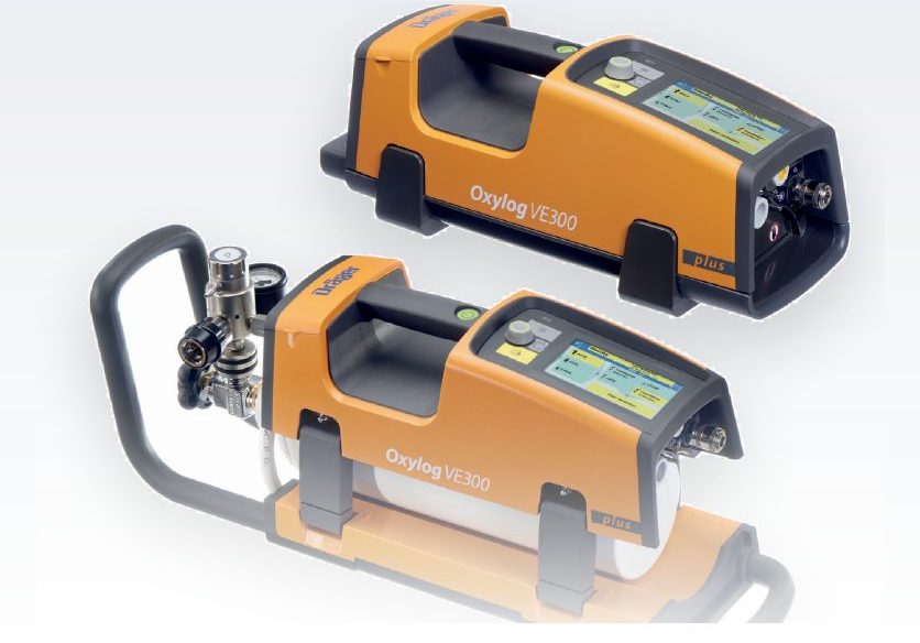 เครื่องช่วยหายใจสำหรับงานฉุกเฉินและเคลื่อนย้ายผู้ป่วย Dräger Oxylog® VE300