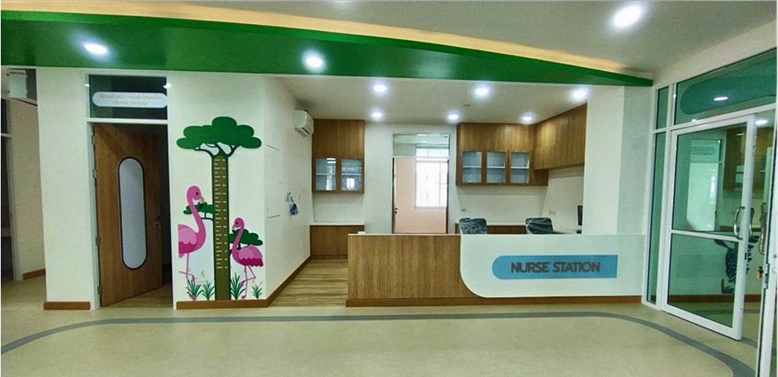 ตกแต่งภายในหอผู้ป่วยเด็ก Nurse Station